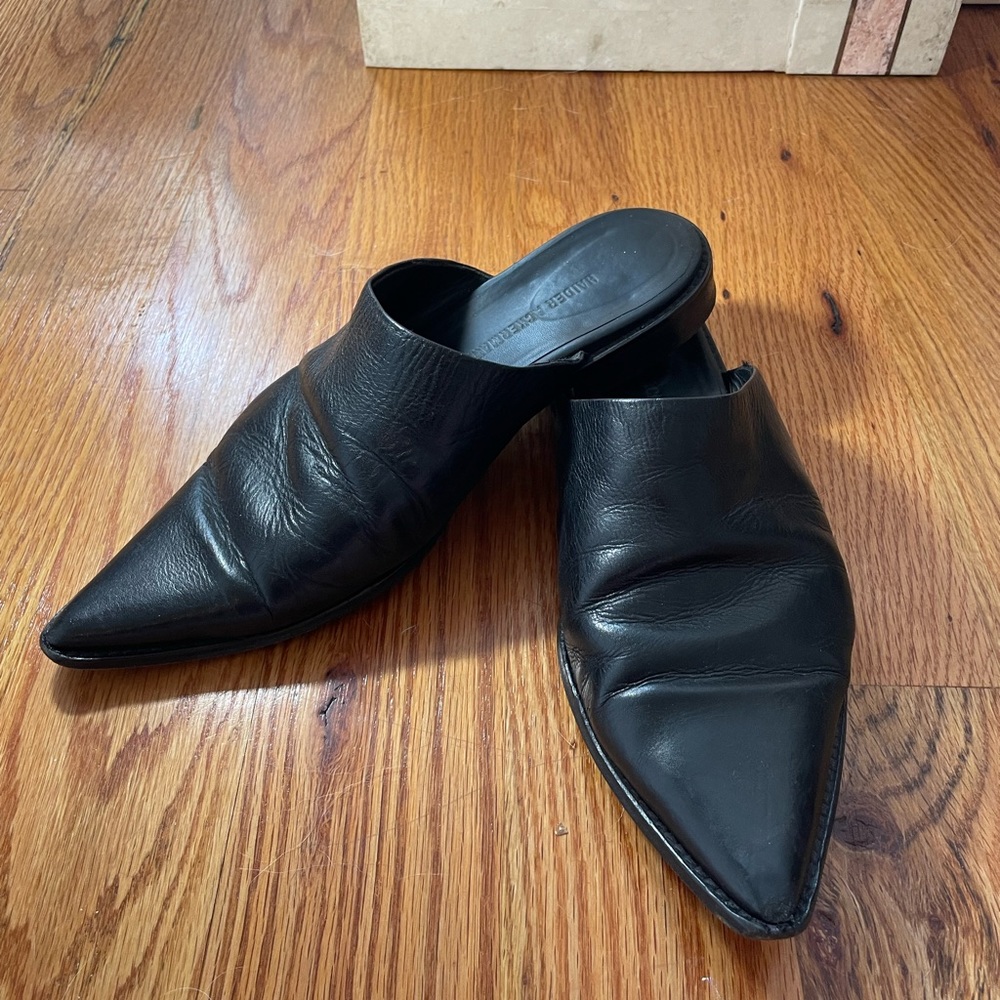 Haider Ackermann Leather Slides